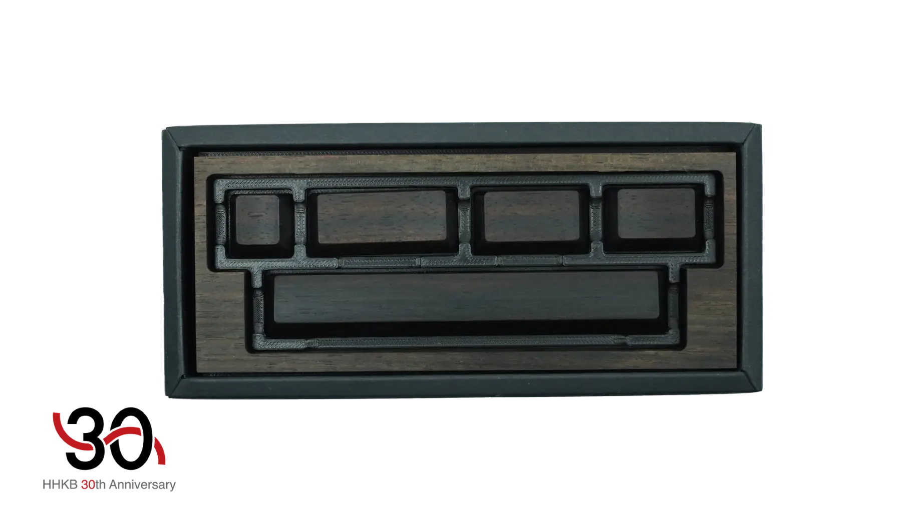 木製キートップセット英語配列 for HHKB Professional（黒檀）