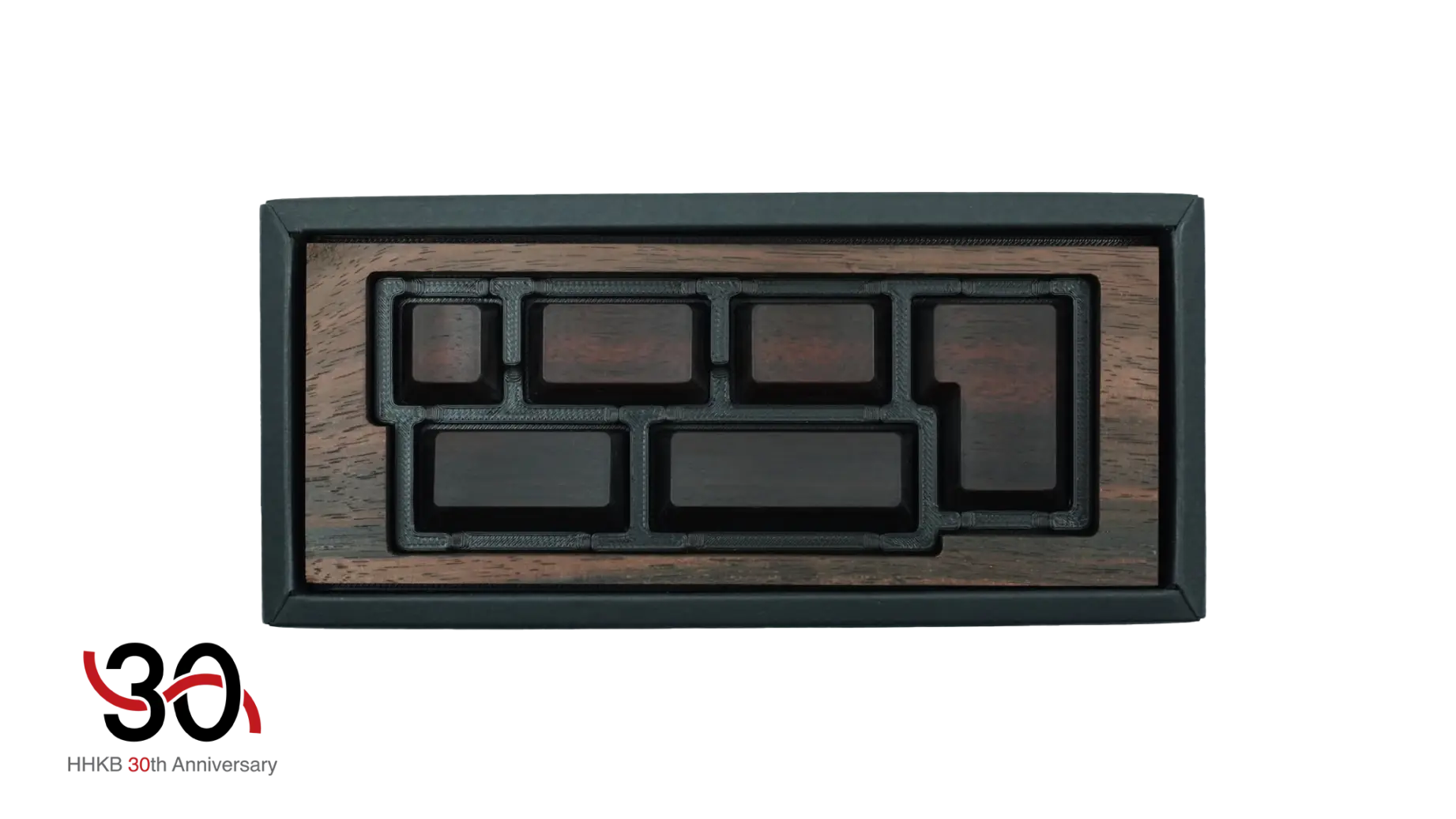 木製キートップセット日本語配列 for HHKB Professional（黒檀）