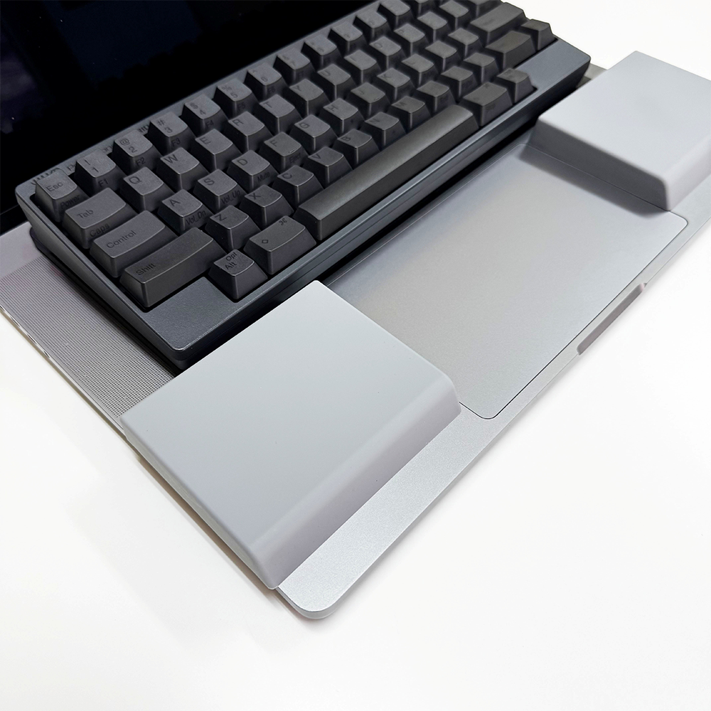 セパレート型シリコンタイピングベッド（クールグレー2個セット）