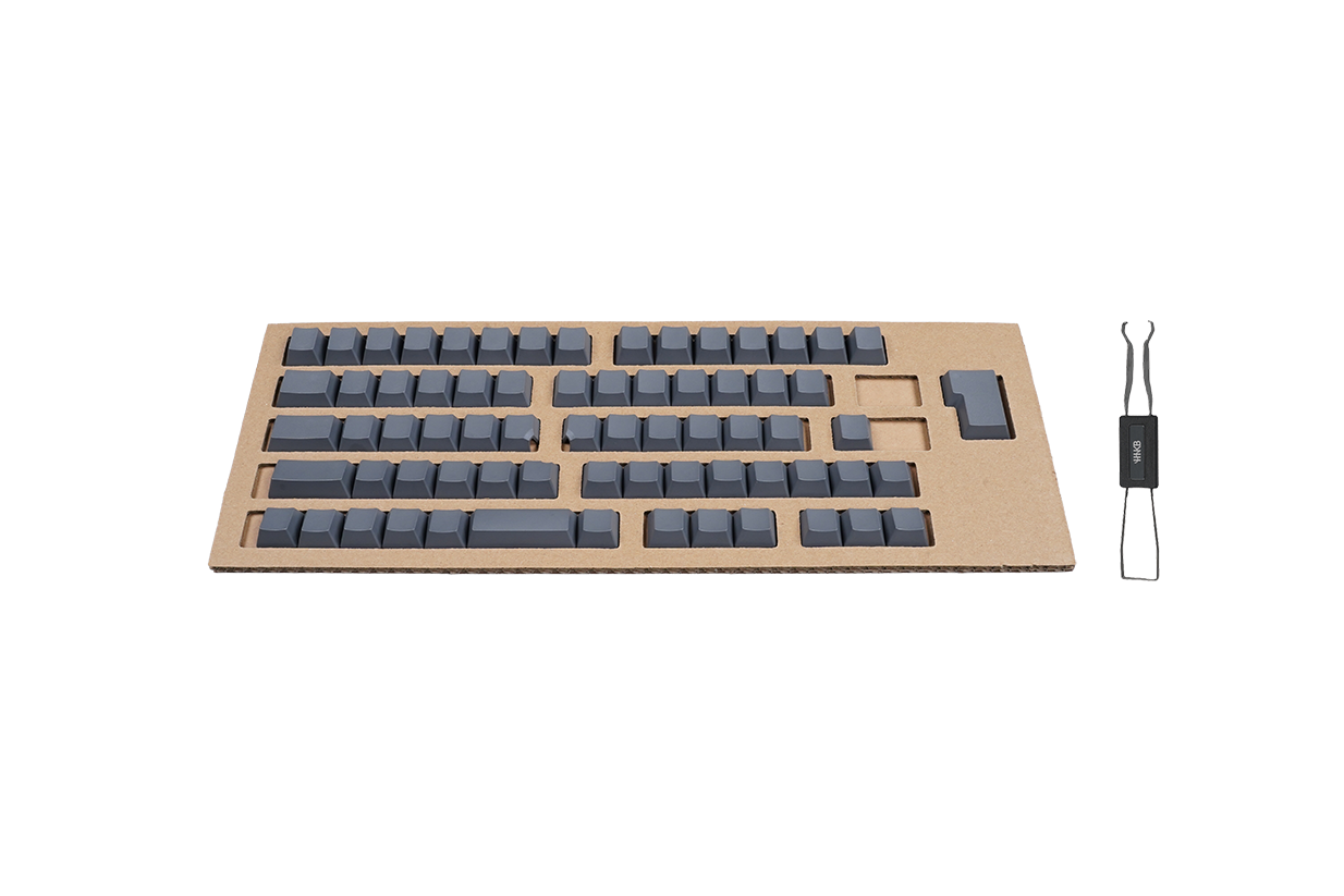 キートップセット（灰）日本語配列／無刻印｜HHKB,キートップセット