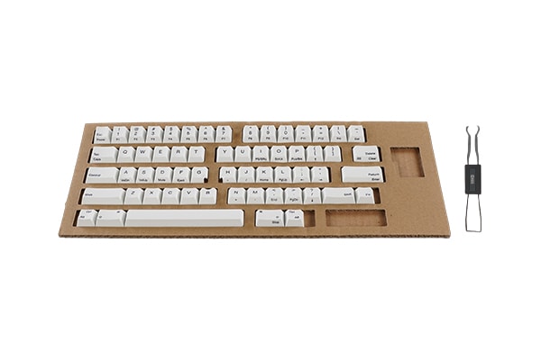 キートップセット（雪）英語配列／黒印字