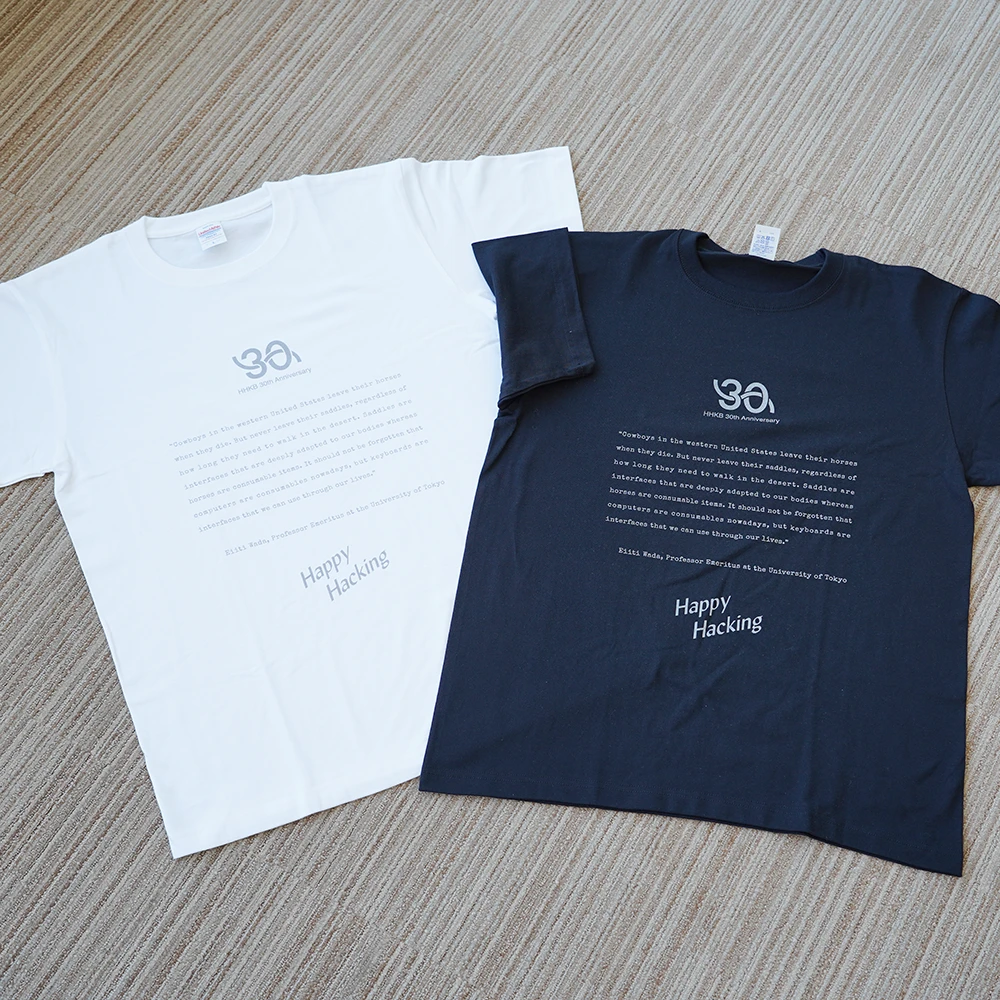 30周年記念デザインTシャツ Design B（White）