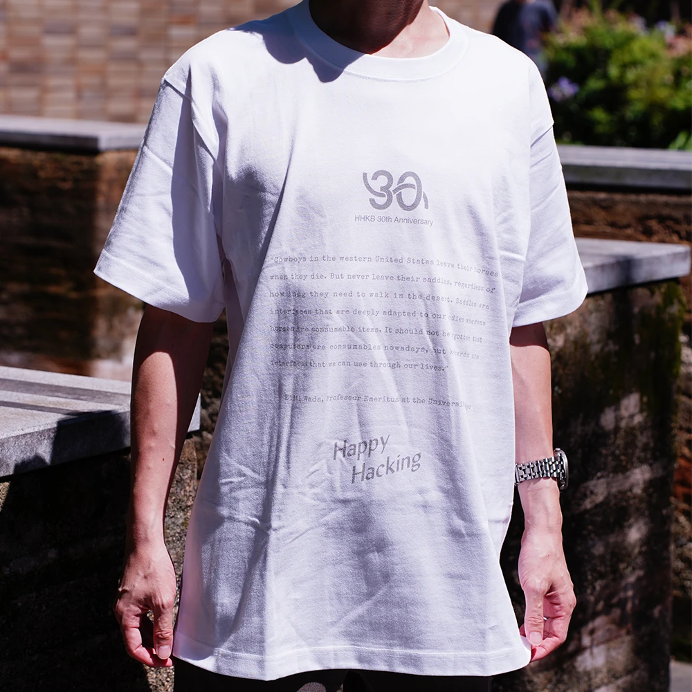 30周年記念デザインTシャツ Design B（White）