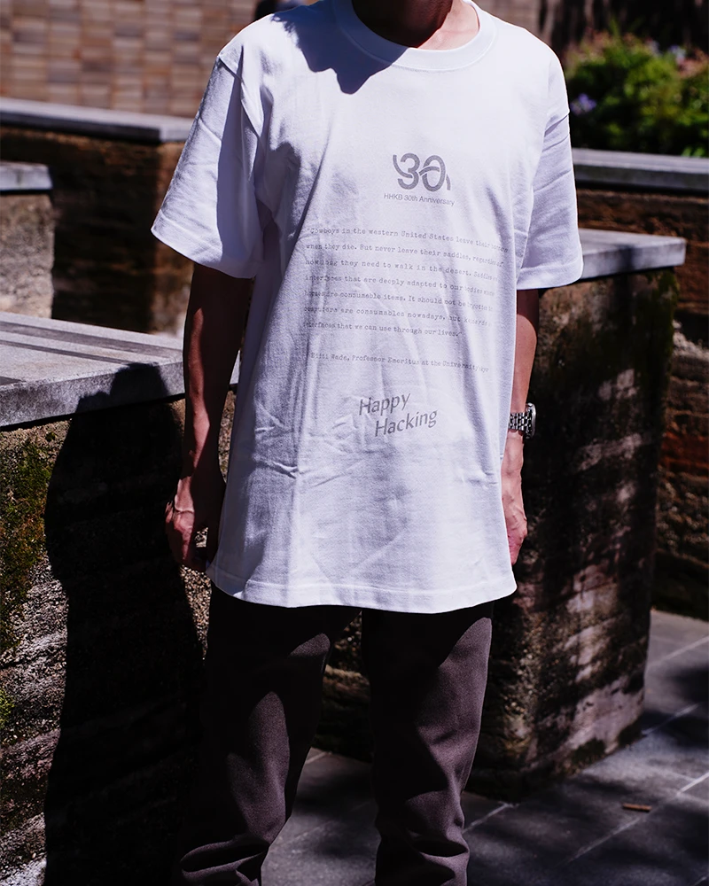 30周年記念デザインTシャツ Design B（White）