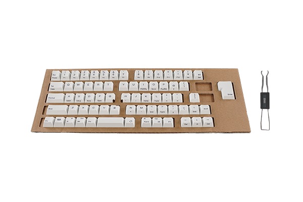 キートップセット（雪）日本語配列／黒印字