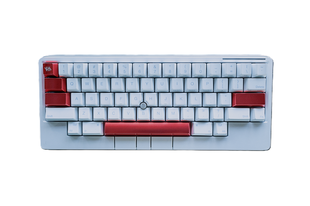 アルミキートップセット英語配列 for HHKB Studio（レッド）