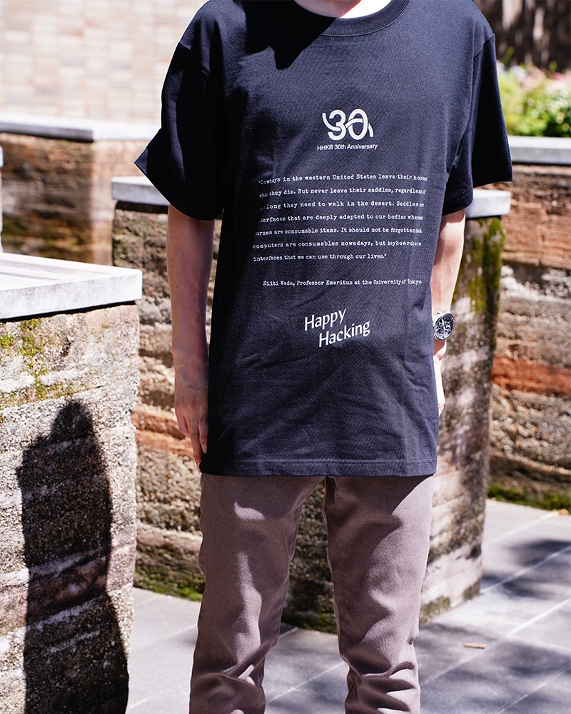 30周年記念デザインTシャツ Design B（Black）