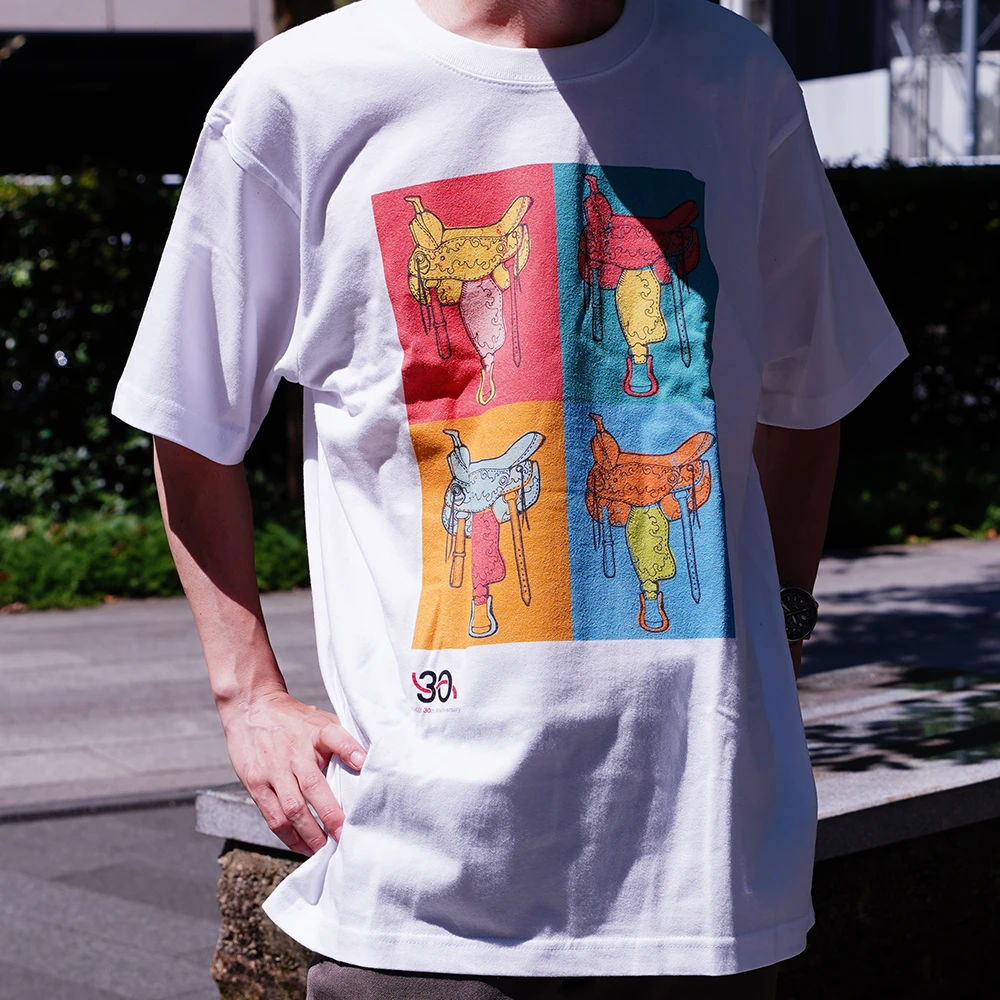 30周年記念デザインTシャツ Design C（White）