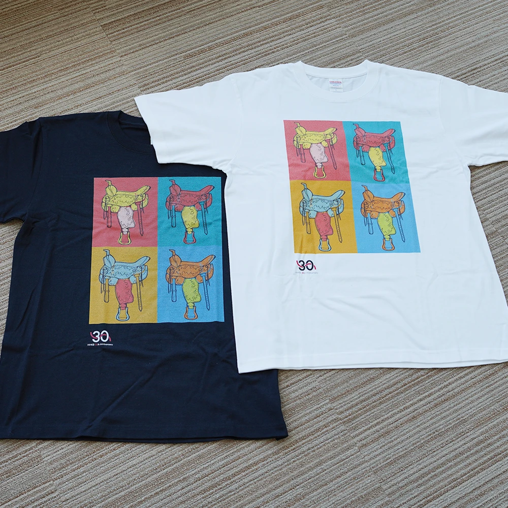 30周年記念デザインTシャツ Design C（Black）