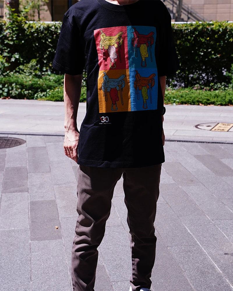 30周年記念デザインTシャツ Design C（Black）