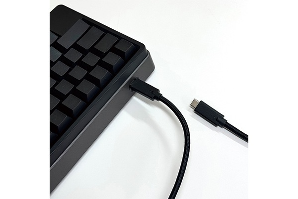 HHKB接続 USB-C ケーブル 墨