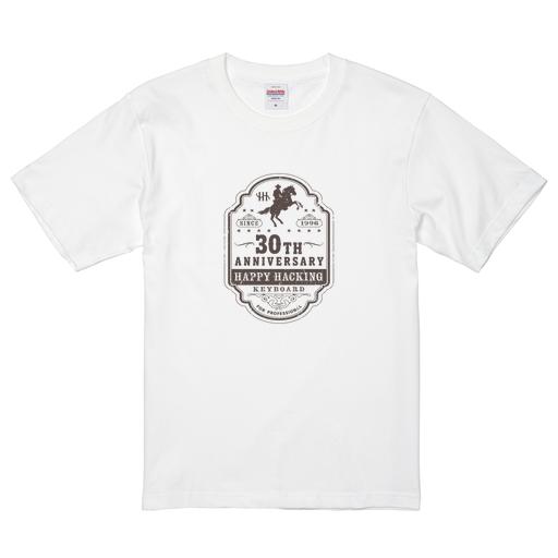 30周年記念デザインTシャツ Design D（White）