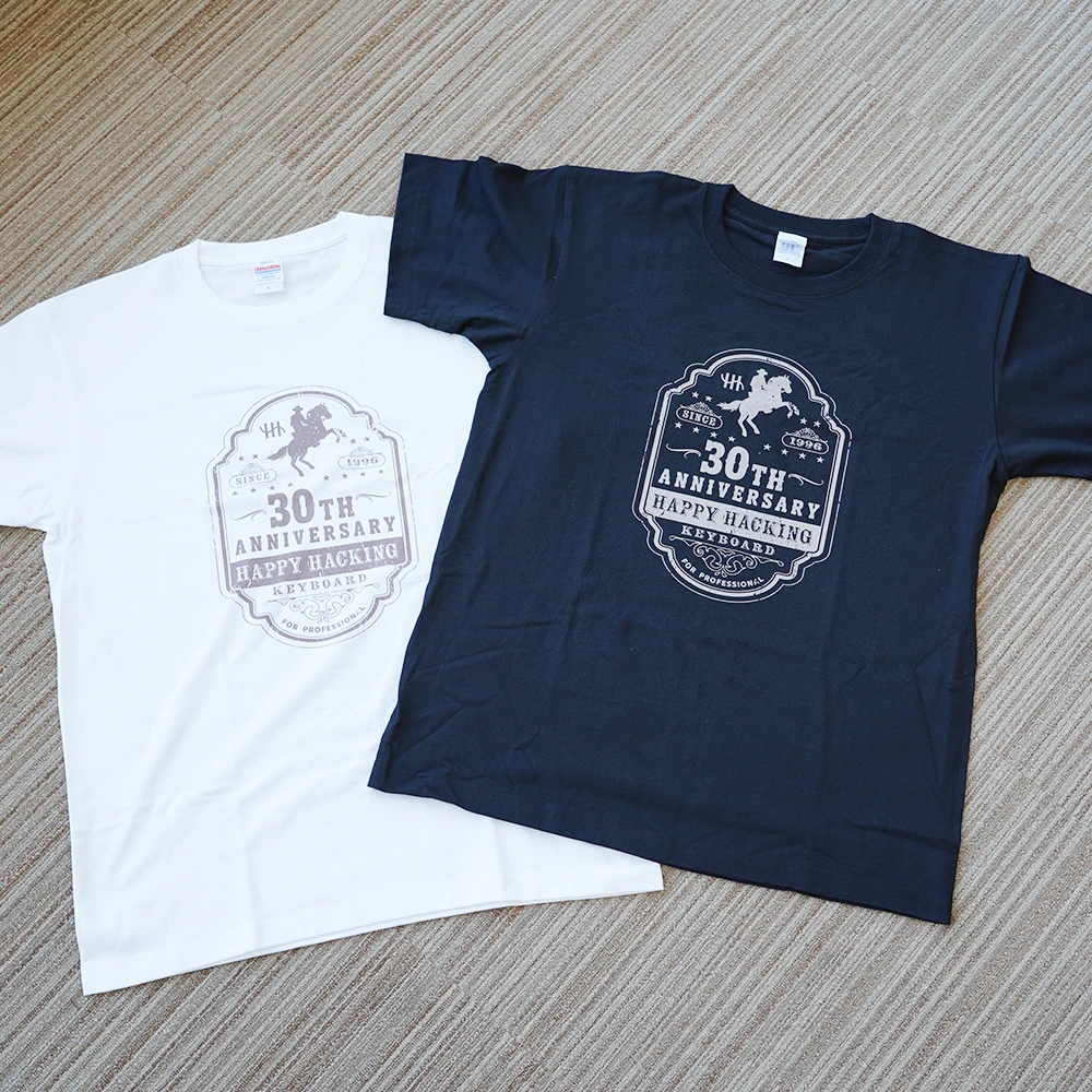30周年記念デザインTシャツ Design D（White）