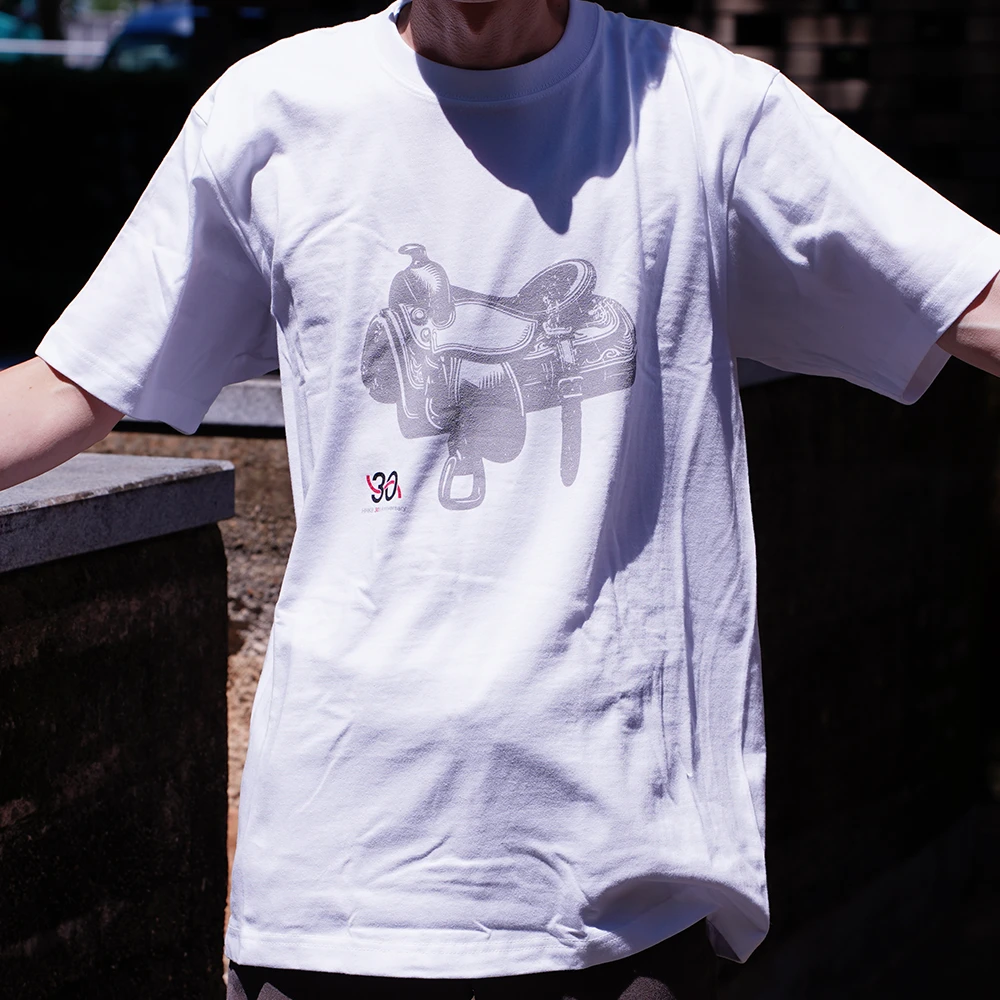 30周年記念デザインTシャツ Design E（White）