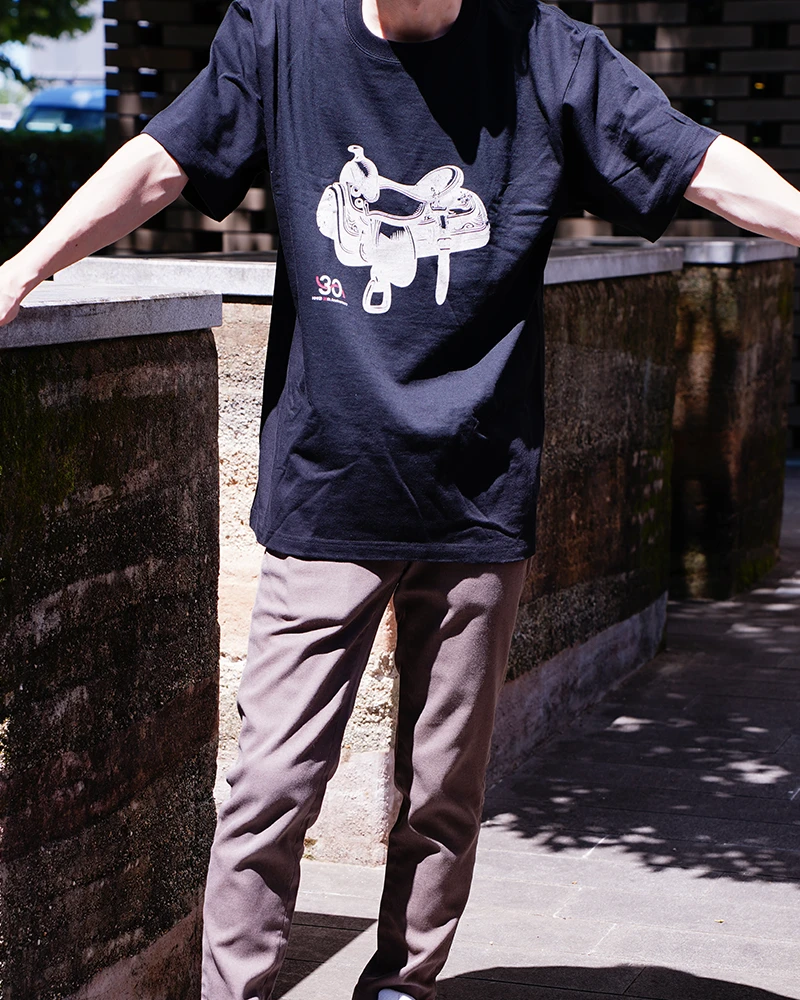 30周年記念デザインTシャツ Design E（Black）