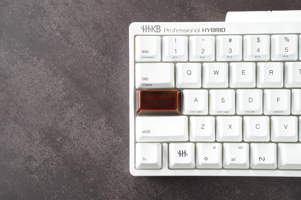 HHKB Professional専用漆塗Controlキー（溜塗）