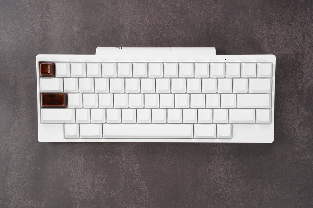 HHKB Professional専用漆塗Esc＆Controlキーセット（溜塗）