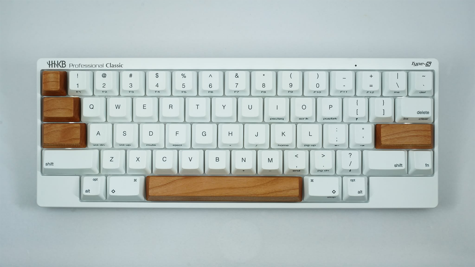 木製キートップセット英語配列 for HHKB Professional（ブラック