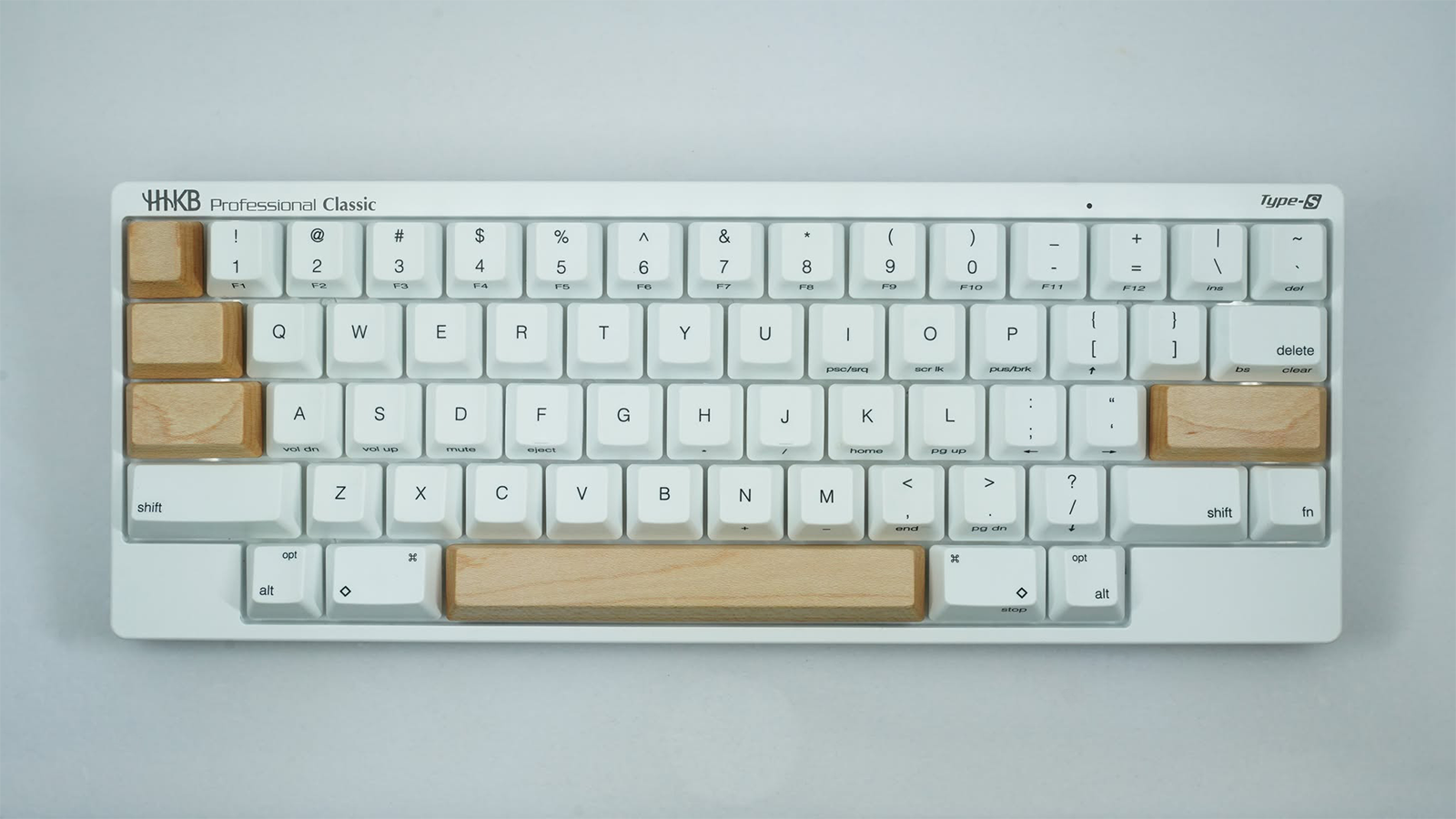 木製キートップセット英語配列 for HHKB Professional（メープル）
