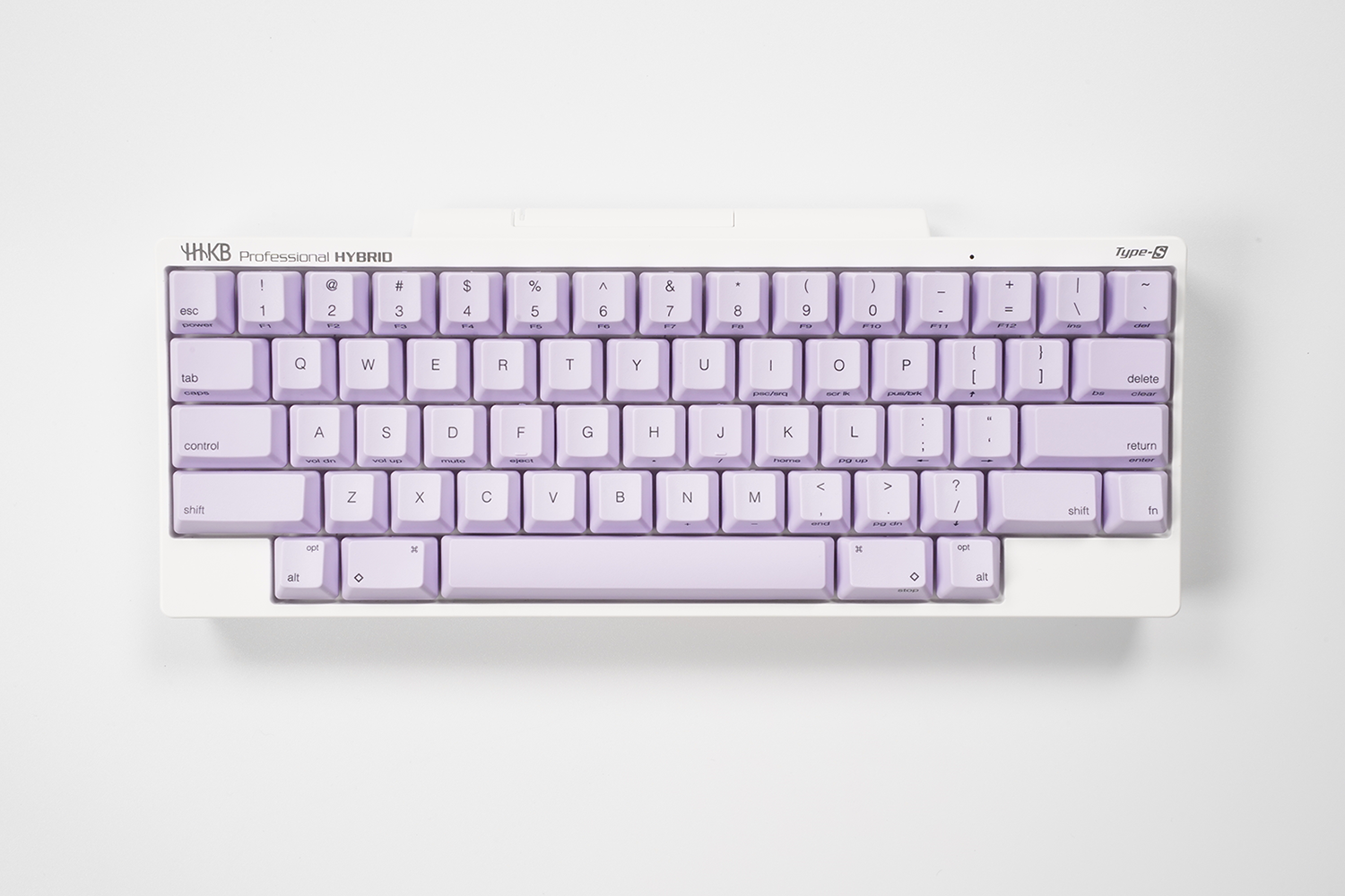 キートップセット（藤）英語配列／中央印字｜HHKB,キートップセット