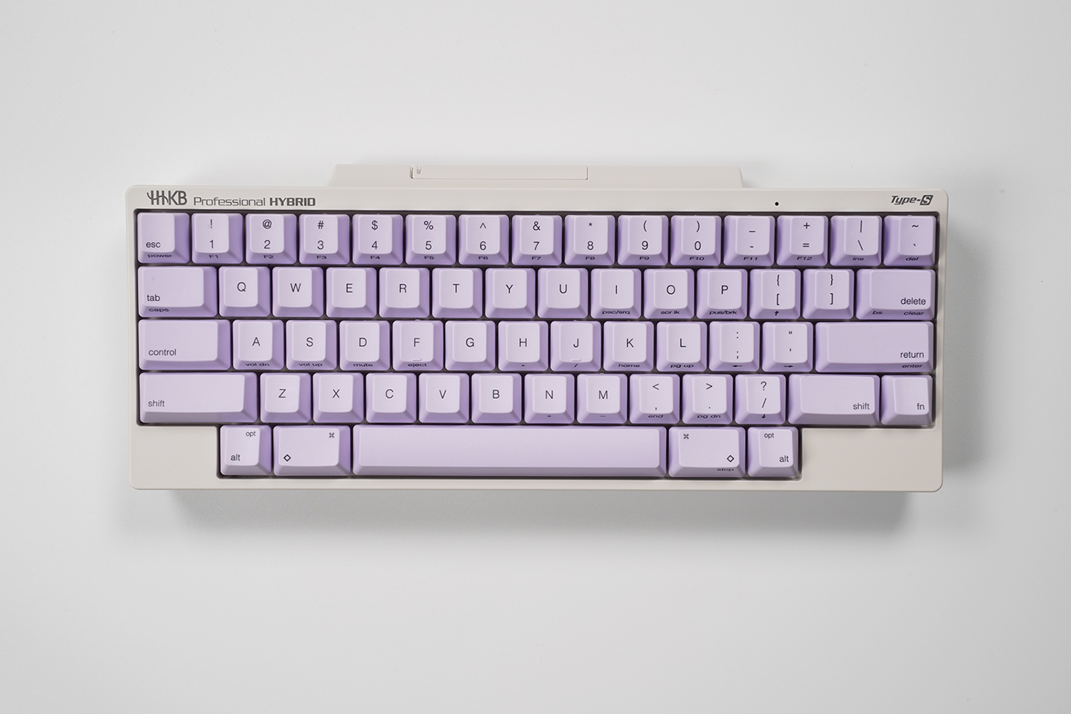 キートップセット（藤）英語配列／中央印字｜HHKB,キートップセット