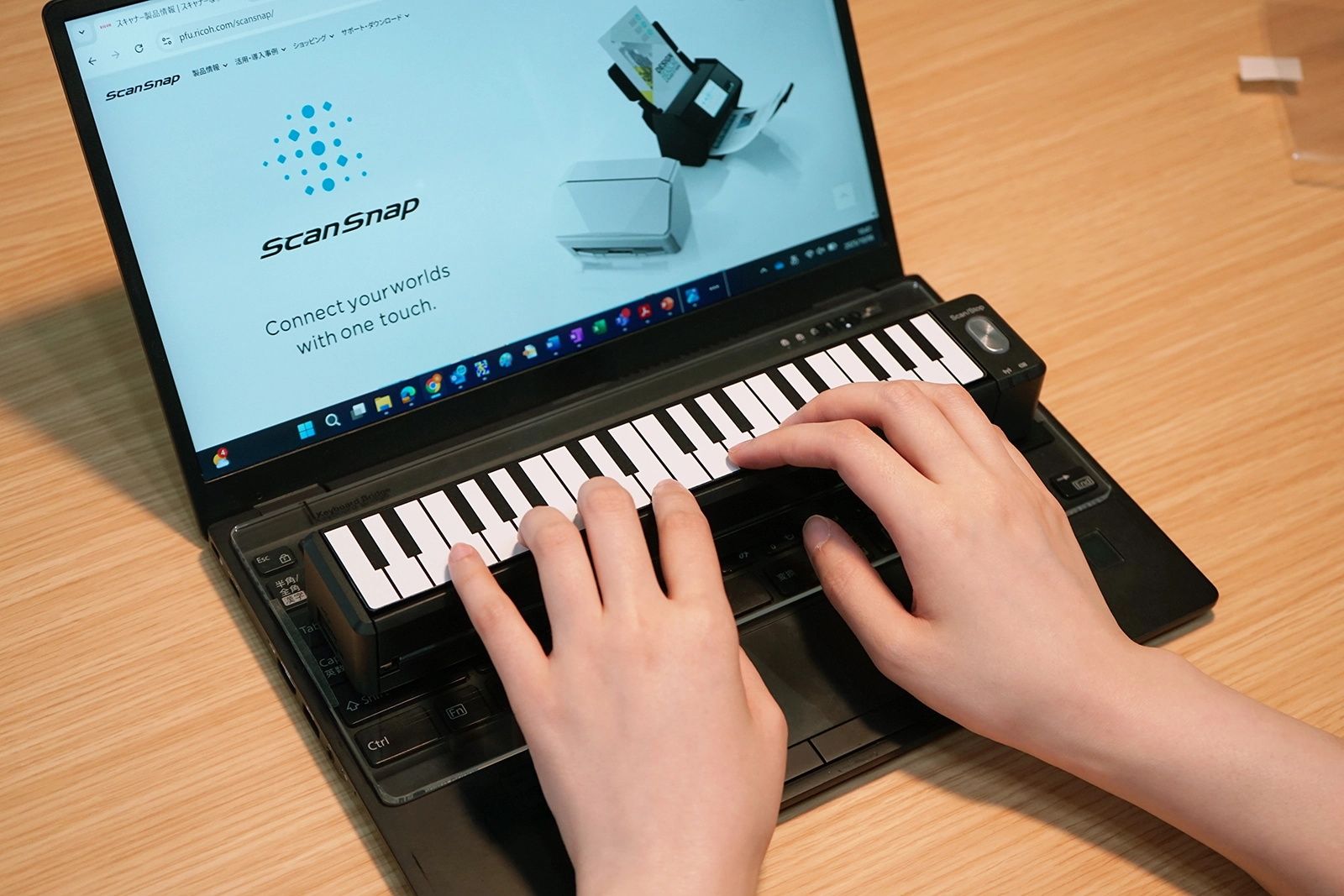 ScanSnap iX110 / iX100 デザインカバー ミチルデザイン ブラック