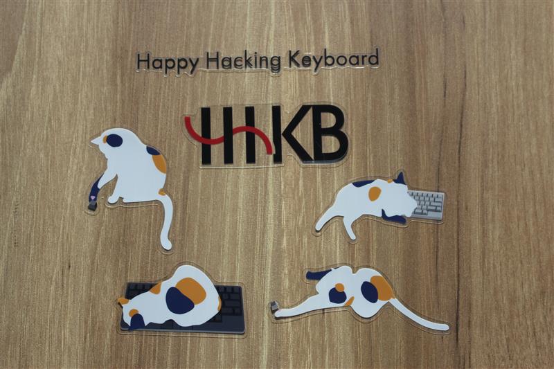 HHKBオリジナルステッカーセット（猫）