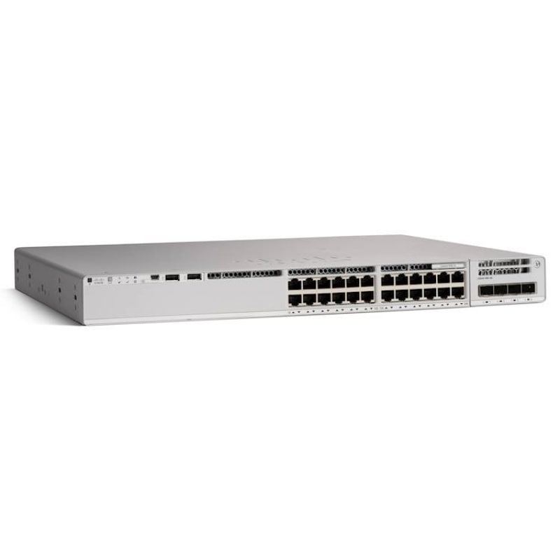 【短納期対応】 Cisco Catalyst 9200L L2L3スイッチ Essentials (1Gx24、SFPx4) PoE370W C9200L-24P-4G-E