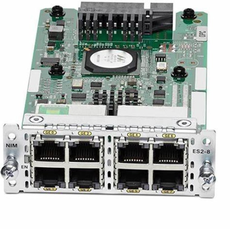 【短納期対応】 Cisco NIM GE LAN L2スイッチ モジュール (GEx8) NIM-ES2-8=