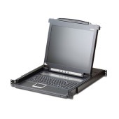 17インチLCD一体型PS/2 VGA コンソールドロワー ロングレール CL1000MJJL