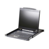 PS/2-USB VGA 軽量型LCDコンソールドロワー（USBデバイス対応） ロングレール CL3000NJJL