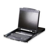 16ポート PS/2-USB VGA LCD IP-KVMドロワー（デイジーチェーンポート搭載、USBデバイス対応） ロングレール CL5716INJJL