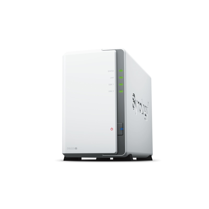 【取り寄せ】 Synology DS223j(RTD1619B/2TB×2/タワー) DS223j0402L