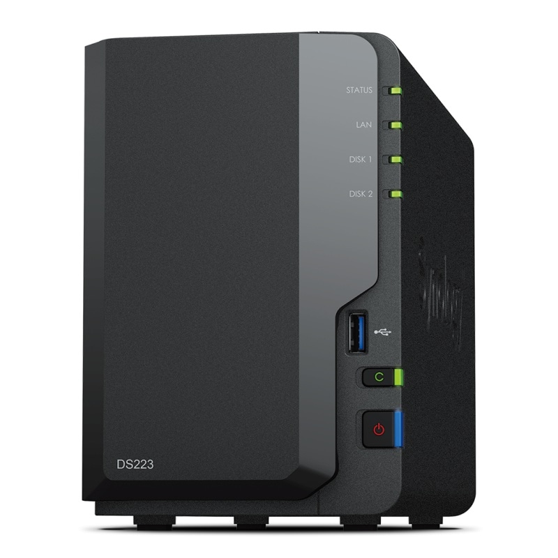 【取り寄せ】 Synology DS223(RTD1619B/8TB×2/タワー) DS2231602SY