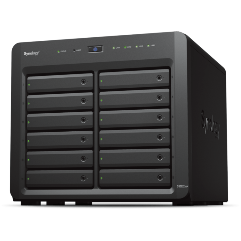 【取り寄せ/5年24-365オンサイト保証】 Synology DS3622xs+(Xeon D-1531/4TB×12/タワー) DS3622xs+4812SYFOS5