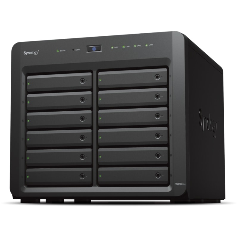 【取り寄せ/5年24-365オンサイト保証】 Synology DS3622xs+(Xeon D-1531/16TB×12/タワー) DS3622xs+19212SYFOS5