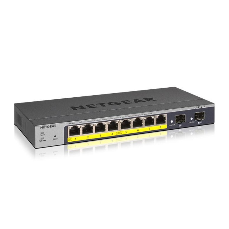 【短納期対応】PoE+対応 (55W) ギガビット8ポート スマートスイッチ GS110TP-300AJS