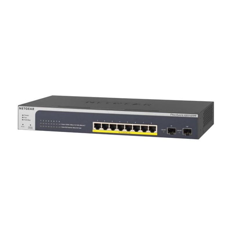 【短納期対応】PoE+対応 (190W) ギガビット8ポート スマートスイッチ GS510TPP-100AJS