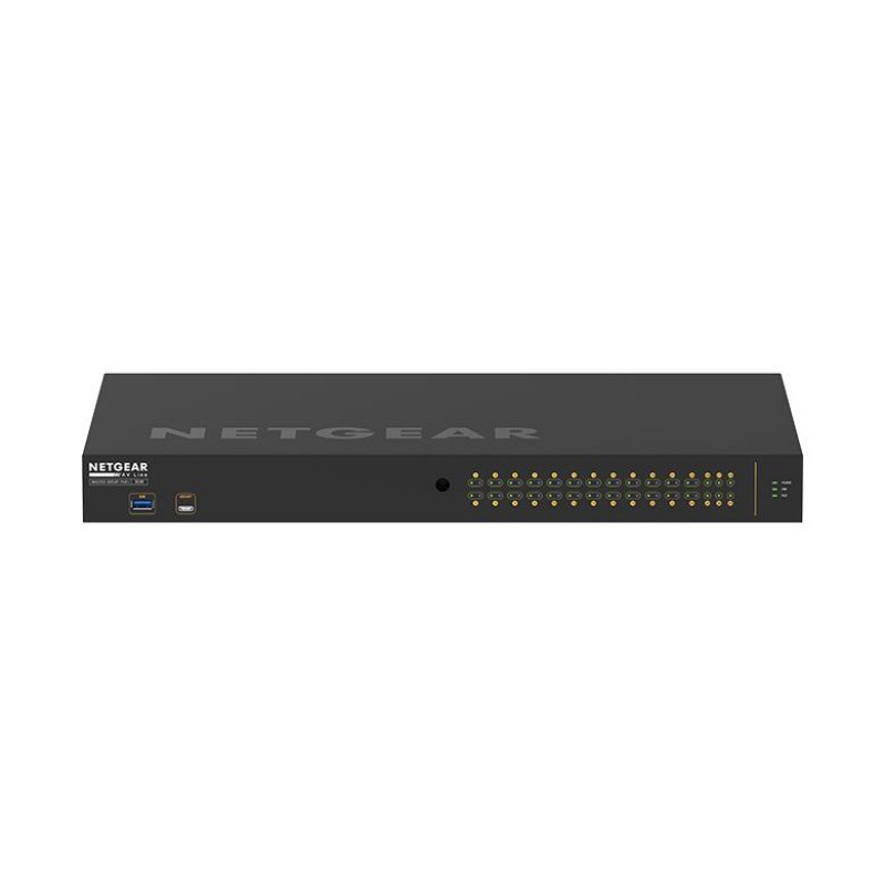 【取り寄せ】NETGEAR PoE+対応 (300W) 1Gポートx26 SFPスロットx4 フルマネージスイッチ GSM4230P-100AJS