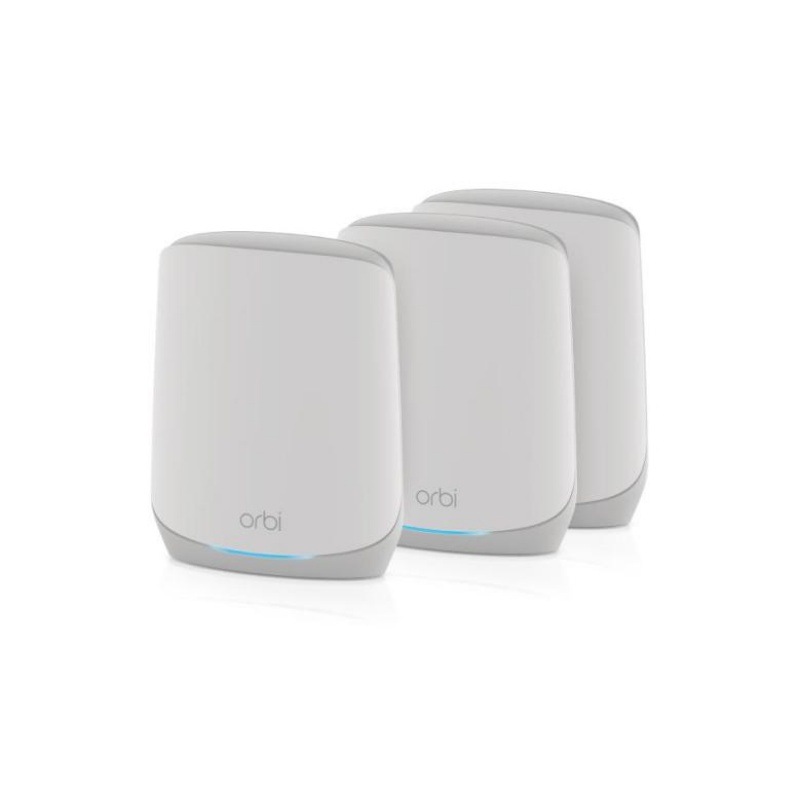 【取り寄せ】Orbi WiFi 6 AX5400トライバンドメッシュWiFiシステム 3台セット NETGEAR Armor初年度サブスクリプション付属 RBK763S-100JPS