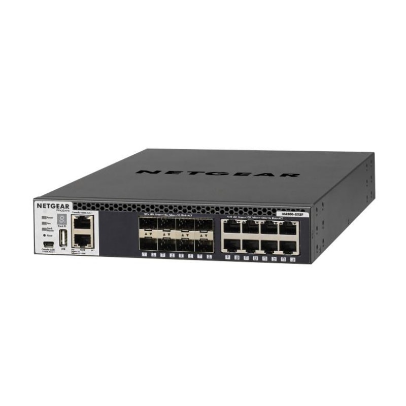 【短納期対応】10G RJ-45 x8, SFP+ x8 スタッカブルL3フルマネージスイッチ XSM4316S-100AJS