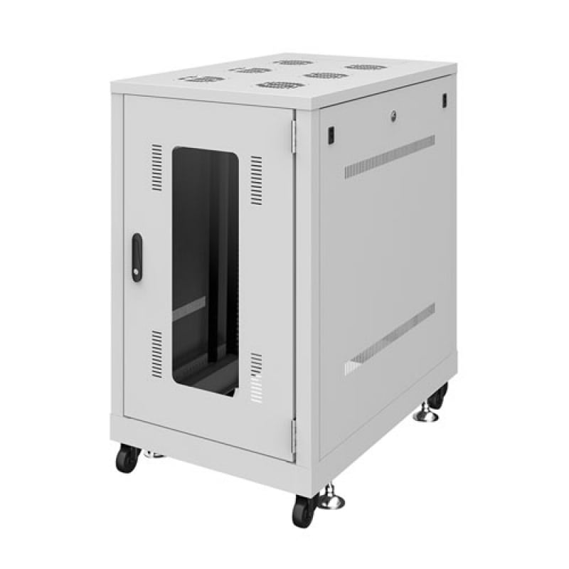 【取り寄せ】 サンワサプライ 19インチサーバーラック(18U) ライトグレー CP-SVN1890GYN