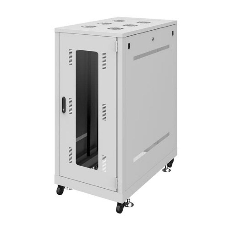 【取り寄せ】 サンワサプライ 19インチサーバーラック(24U) D1000mm ライトグレー CP-SVN2410GYN