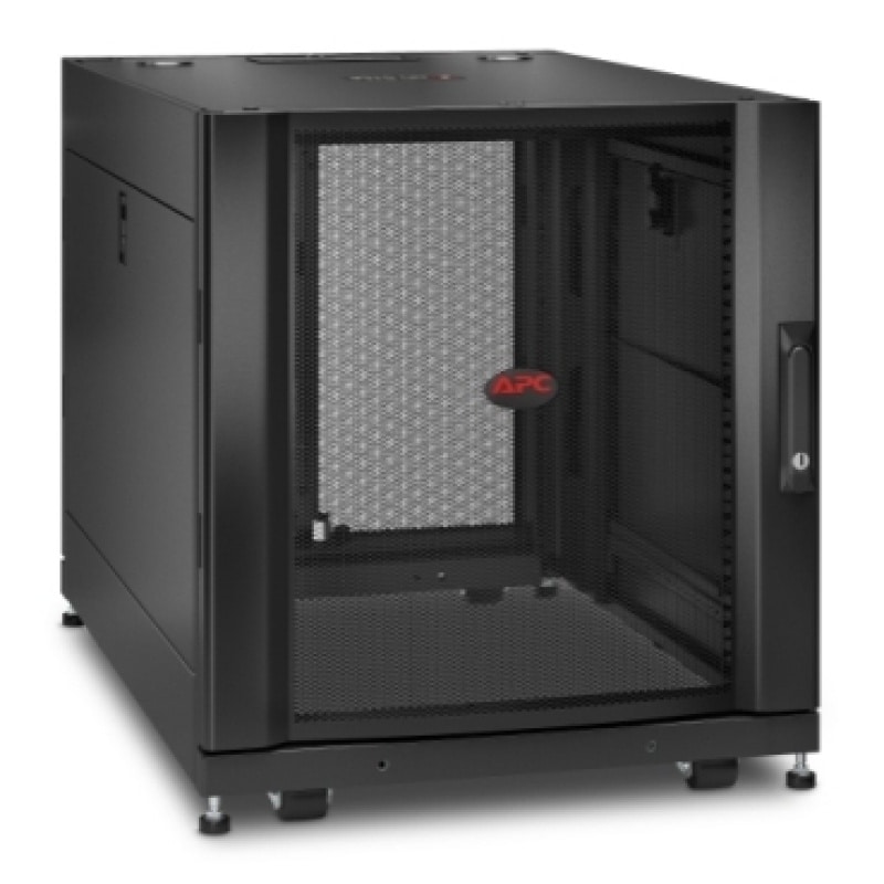 【取り寄せ】 シュナイダー APC NetShelter SX 12U Server Rack Enclosure 600mm x 900mm w/ Sides Black AR3003