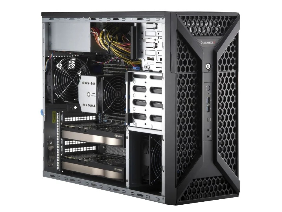 SUPERMICRO SuperWorkstation 531A-I (Xeon W5-2465X/64GB/960GB SSD/RTX A4000 12GB/Win11Pro）