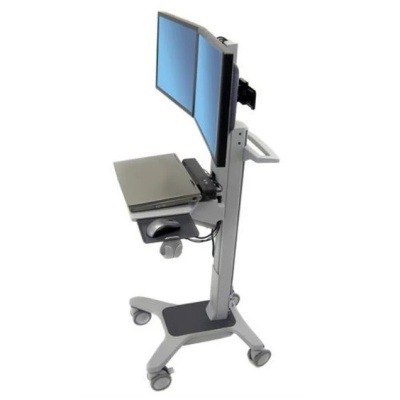Ergotron Neo-Flex デュアルワイドビューワークスペース 24-194-055 (昇降式/デスクトップPC搭載用カート）