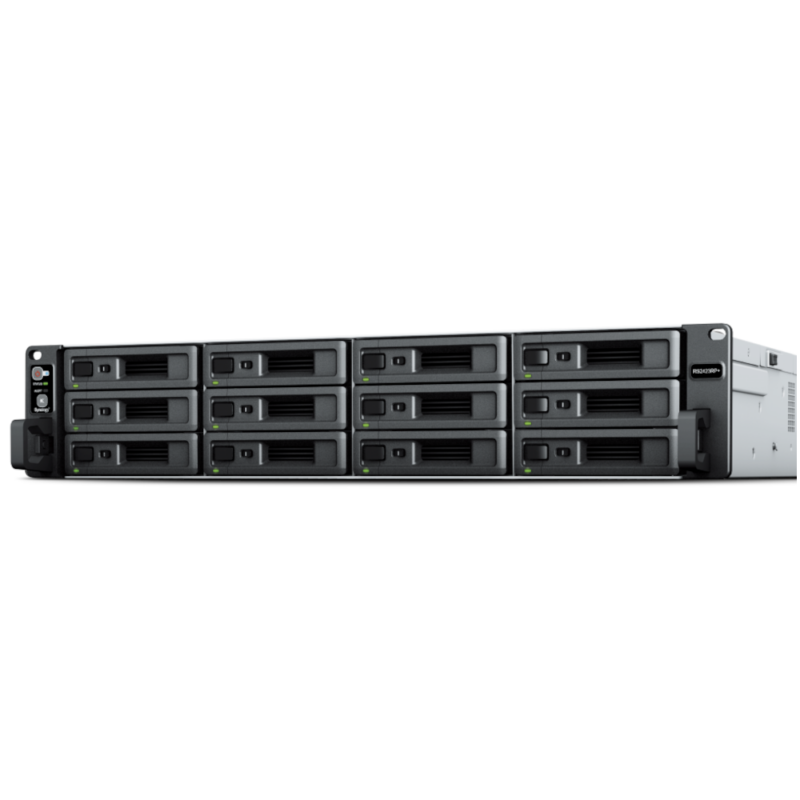 【取り寄せ/3年先出保証】 Synology RS2423RP+(Ryzen V1780B/16TB×12/ラック) RS2423RP+19212SYSB3