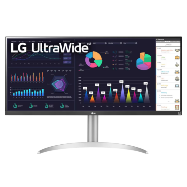 【即納/短納期モデル】LG Electronics Japan 34WQ650-W 34インチ ウルトラワイドモニター HDR エルゴノミックスタンド 3年間保証 SB