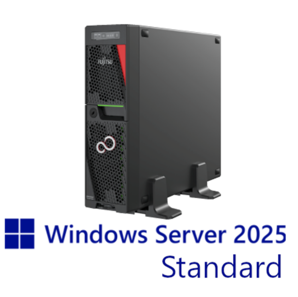 【取り寄せ/WS2025STD】富士通 PRIMERGY TX1320 M6(Xeon 6353P/32GB/1.92TB SSDx2/500Wx2)