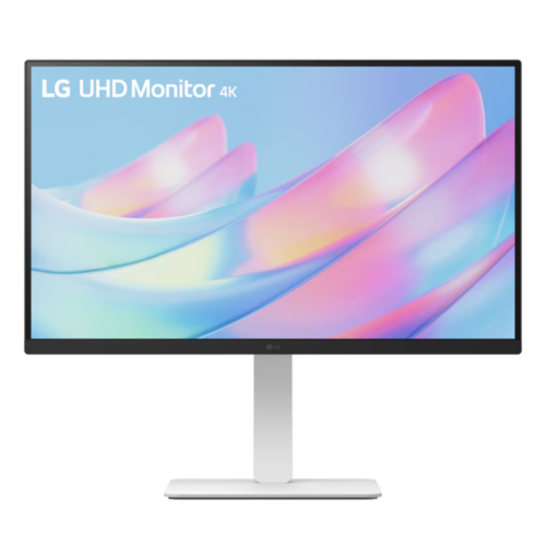 【即納/短納期モデル】LG Electronics Japan 27US550-W 27インチ 画面回転 ピボット 4K IPS ホワイト フレームレス 3年間保証 SB